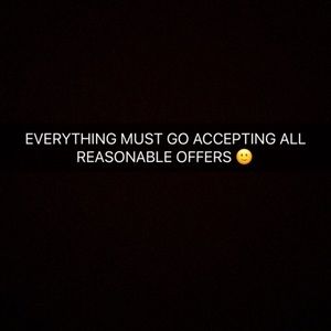 Everything must GO❤️️ taking all offers 🙏🏽